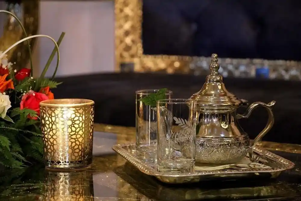 Moroccan tea service